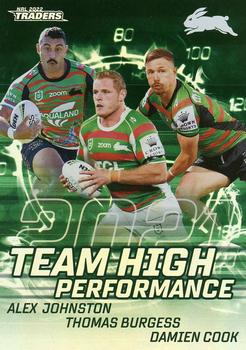 2022 NRL Traders - High Performance Team #HPT12 South Sydney Rabbitohs Front